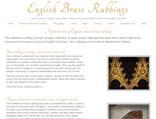 Tablet Screenshot of english-brass-rubbings.com